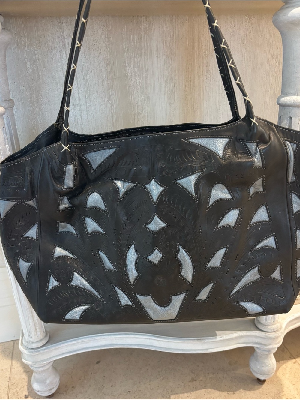 Leaders in Leather bag